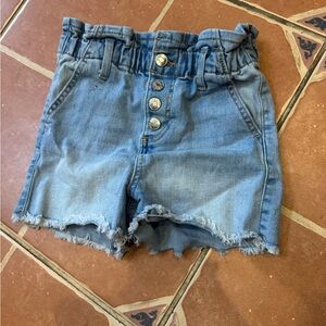 Celebrity Pink Light Blue Denim Shorts